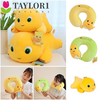 Taylor1 ตุ๊กตานุ่ม รูปมังกรนม สีเหลือง ผ้าฝ้าย ของขวัญคริสต์มาส