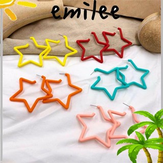 EMILEE ต่างหูแฟชั่น ทรงเรขาคณิต เรืองแสง สําหรับผู้หญิง