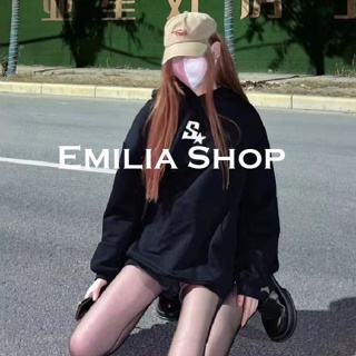 EMILIA SHOP  เสื้อผ้าผู้ญิง แขนยาว เสื้อฮู้ด  High quality รุ่นใหม่ Korean Style Unique A28J0X3 36Z230909