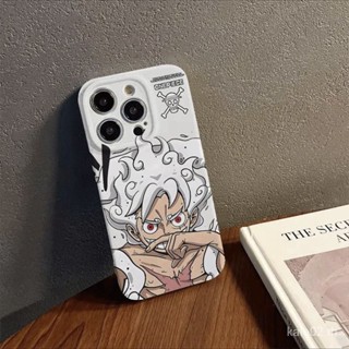 เคสโทรศัพท์มือถือแบบแข็ง กันกระแทก ลาย Nika Luffy สีวาว สําหรับ iPhone 13 14promax 11 12Pro 67plus x xr xsmax