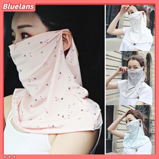 【 Bluelans 】หน้ากากผ้าพันคอ ระบายอากาศ ป้องกันรังสียูวี เหมาะกับฤดูร้อน สําหรับผู้หญิง