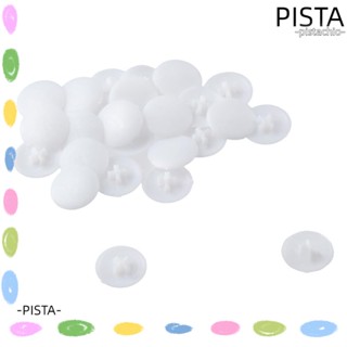 Pista ฝาครอบน็อต พลาสติก กันน้ํา สีขาว 17 มม. 3 In 1 สําหรับตกแต่งล้อรถยนต์ 100 ชิ้น