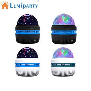 Lumiparty โคมไฟโปรเจคเตอร์ Led รูปดวงจันทร์ และดาว สีสันสดใส สําหรับตกแต่งเวที