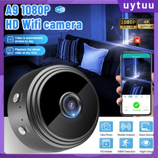 Uytuu 【delievery รวดเร็ว】 A9 Camera 1080p Mini Camera Lens Night Vision Micro Camera Motion Detection Dvr Remote Viewing Cam