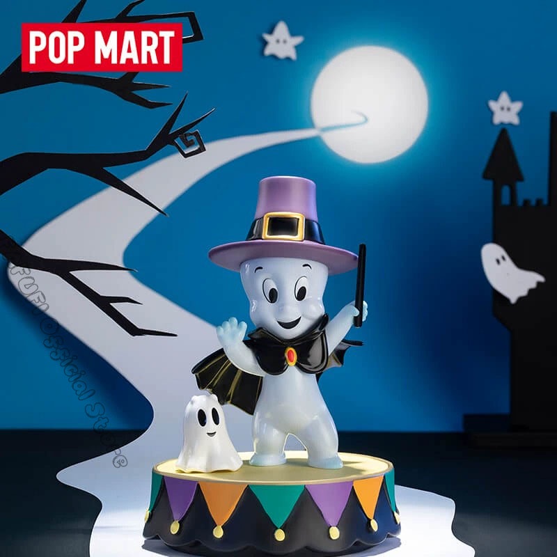Pop MART CASPER Mischievous Ghost Series กล่องสุ่ม โมเดลฟิกเกอร์ การ์ตูน Mystery Bag น่ารัก ของขวัญ สําหรับเด็กผู้หญิง