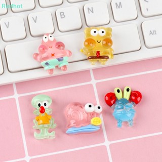 &lt;Redhot&gt; อุปกรณ์เสริมเรซิ่น ลายการ์ตูนอนิเมะ Ch Kawaii Spongebobs Patrick Stars DIY 1 ชิ้น