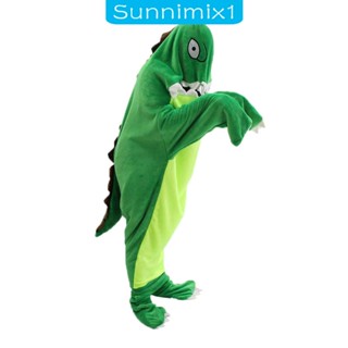 [Sunnimix1] ถุงนอน ผ้าห่มคอสเพลย์ รูปหางไดโนเสาร์ แบบนิ่ม สําหรับผู้ใหญ่ ปาร์ตี้อีสเตอร์