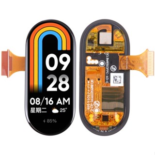 มาใหม่ อะไหล่นาฬิกาข้อมือ หน้าจอ LCD ของแท้ พร้อมชุดประกอบดิจิทัล สําหรับ Xiaomi Mi Band 8