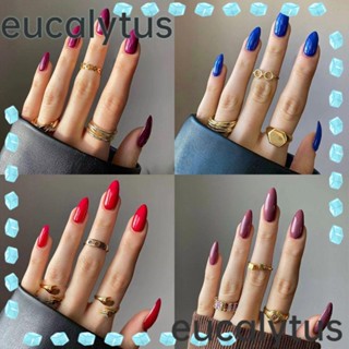 Eucalytus1 เล็บปลอม แบบกด DIY 24 ชิ้น