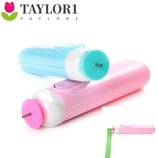 Taylor1 ม้วนกระดาษไฟฟ้า พลาสติก สีชมพู สีฟ้า แฮนด์เมด สําหรับสมุดภาพ