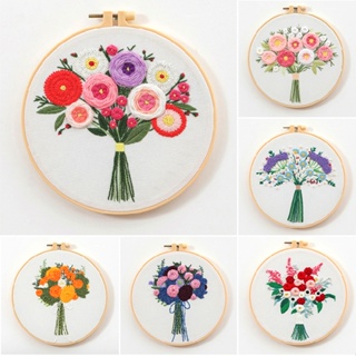 New Embroidery DIY Material Kit Plant Embroidery Home Decoration Cross Stitch