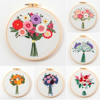 New Embroidery DIY Material Kit Plant Embroidery Home Decoration Cross Stitch