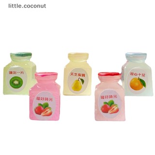 [little.coconut] ขวดแยมผลไม้เรซิ่น ขนาดเล็ก สําหรับตกแต่งบ้านตุ๊กตา 3 ชิ้น