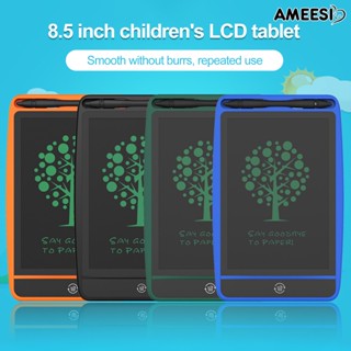 Ameesi บอร์ดกราฟฟิตี้ ABS หน้าจอ LCD 8.5 นิ้ว เป็นมิตรกับสิ่งแวดล้อม ใช้ซ้ําได้ เขียนด้วยมือ ป้องกันดวงตา เป็นมิตรกับสิ่งแวดล้อม อุปกรณ์เสริมการศึกษา สําหรับเด็ก