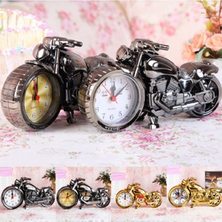 Lianli Alarm Clock Retro Motorcycle Style Home Boutique Office Table Decor Novelty Gift