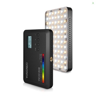 Phonelaptop YONGNUO YN120 โคมไฟ LED 8W RGB สองสี 2500K-9900K หรี่แสงได้ อุณหภูมิสี พร้อมหน้าจอ LCD 0.96 นิ้ว 120 ดวง 31 FX