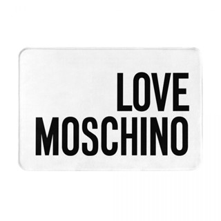 Moschino (1) พรมเช็ดเท้า ผ้าสักหลาด กันลื่น ดูดซับน้ํา แห้งเร็ว สําหรับห้องน้ํา 16x24 นิ้ว พร้อมส่ง