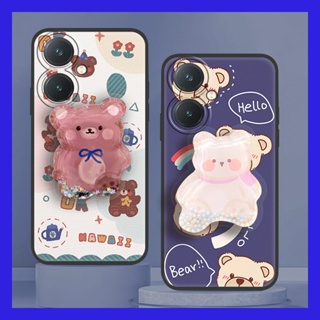 Cute Anti-knock Phone Case For VIVO Y27 4G Soft Case Dirt-resistant Silicone protective Fashion Design Waterproof Kickstand