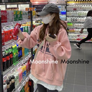 Moon  เสื้อกันหนาว เสื้อคลุม ย้อนยุคในอเมริกา oversize 2023 NEW AG081209  สบาย ทันสมัย Chic Comfortable A28J12B 36Z230909