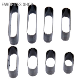 Favorites Shop 8Pcs Leather Hole Punch Die Mould High Carbon Steel Shape Puncher Cutter for Phone Case