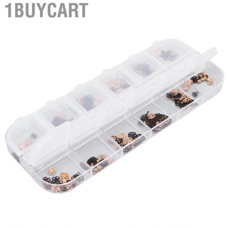 1buycart 12 Grids Nail Art  Hollow Manicure Metallic S For AOB