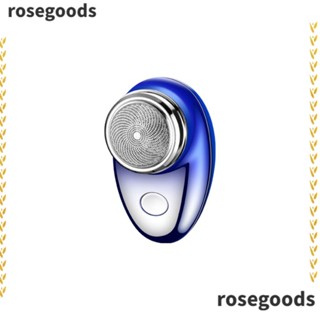 Rosegoods1 เครื่องโกนหนวดไฟฟ้า ขนาดเล็ก ชาร์จ USB สําหรับผู้ชาย