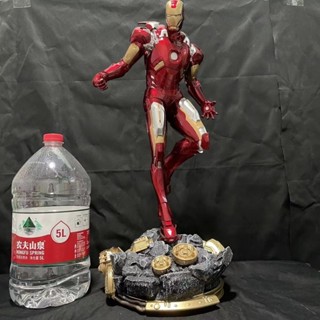 ((พร้อมส่ง) โมเดลฟิกเกอร์ Iron Man MK7 Avengers Marvel Merchandise GK ขนาดใหญ่ สําหรับตกแต่ง