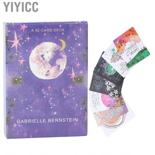 Yiyicc Tarot Deck  Future Guidance Interesting Game Bright Color Beautiful Printing for Holiday Party Gathering Home Travel