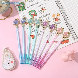 Adhyu Kawaii ปากกาเจล 0.5 มม. ลายดาวน่ารัก สีดํา เครื่องเขียน สําหรับนักเรียน สํานักงาน โรงเรียน