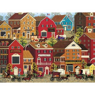 พร้อมส่ง Charles Wysocki - จิ๊กซอว์ปริศนา รูปดวงจันทร์ และดอกกุหลาบ 1000 ชิ้น สําหรับผู้ใหญ่ 1000 ชิ้น