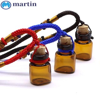 Martin ขวดน้ําหอม ขวดแก้วรีฟิล ขวดน้ํามันหอมระเหย ระงับกลิ่นกาย สีเหลืองอําพัน ขนาดเล็ก