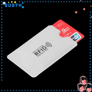 Susth ปลอกป้องกันการ์ด ป้องกันการสแกน Rfid กันขโมย 10 ชิ้น