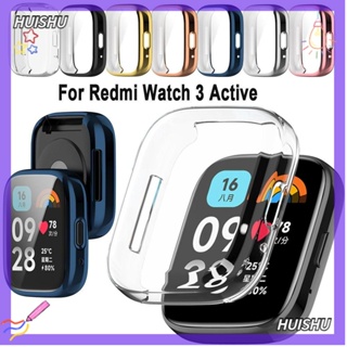 Hs TPU, กันชน ป้องกันหน้าจออัจฉริยะ, นิ่ม เต็มรูปแบบ สายนาฬิกา ป้องกัน เคส Redmi Watch 3 Active