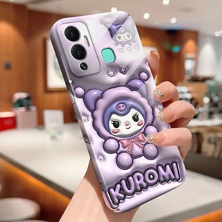 เคสโทรศัพท์มือถือแบบแข็ง กันรอยกล้อง ลายการ์ตูน Buzz Lightyear Melody Kuromi สําหรับ Infinix Hot 9 10 11 Play Note 12 G96 Smart 6 Tecno Pova Neo