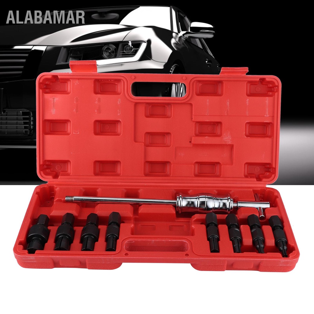 ALABAMAR 9Pcs Blind Hole Inner Bearing Puller Remover Set Slide Hammer Internal เครื่องมือ Kit 8-32mm