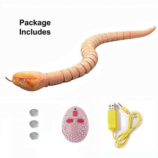 16“ Realistic Remote Control RC Snake Toy With Shaped Infrared Contro Toy Snake