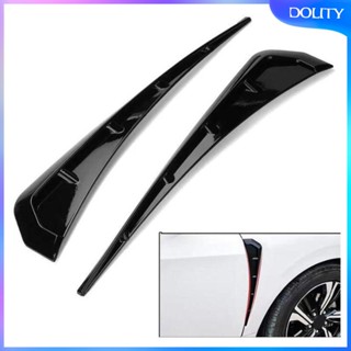 [dolity] สติกเกอร์ติดช่องระบายอากาศด้านข้างรถยนต์ 2 ชิ้น