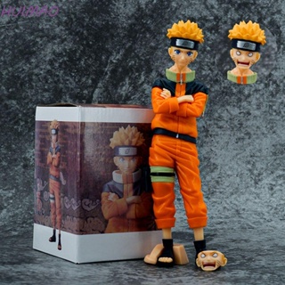 Huimao โมเดลฟิกเกอร์ PVC รูปนารูโตะ Uzumaki Shippuden เปลี่ยนหัวได้ สําหรับเก็บสะสม