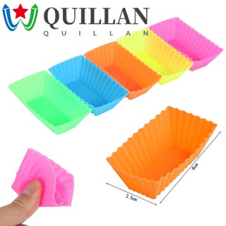 Quillan ถ้วยอบคัพเค้ก ช็อคโกแลต มัฟฟิน สุ่มสี DIY