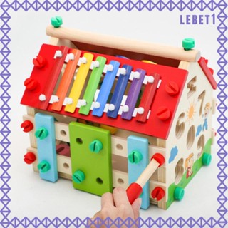 [Lebet] ของเล่นลูกบาศก์ไม้ Montessori อเนกประสงค์ เพื่อการเรียนรู้ สําหรับเด็กผู้ชาย และเด็กผู้หญิง