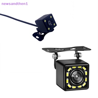 Newsandthen1 กล้องมองหลังรถยนต์ IP68 กันน้ํา CCD4 LED 170 องศา HD มองเห็นกลางคืน