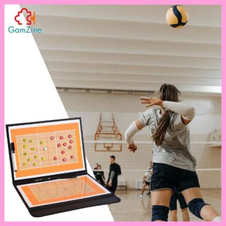[lzdxwcke2] แผ่นบอร์ดแม่เหล็ก พับได้ สําหรับฝึกซ้อมวอลเลย์บอล