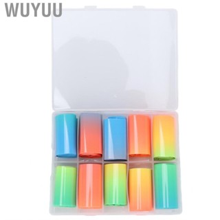 Wuyuu 10 Rolls Luminous Nail Art Transfer  Fluorescent Foil