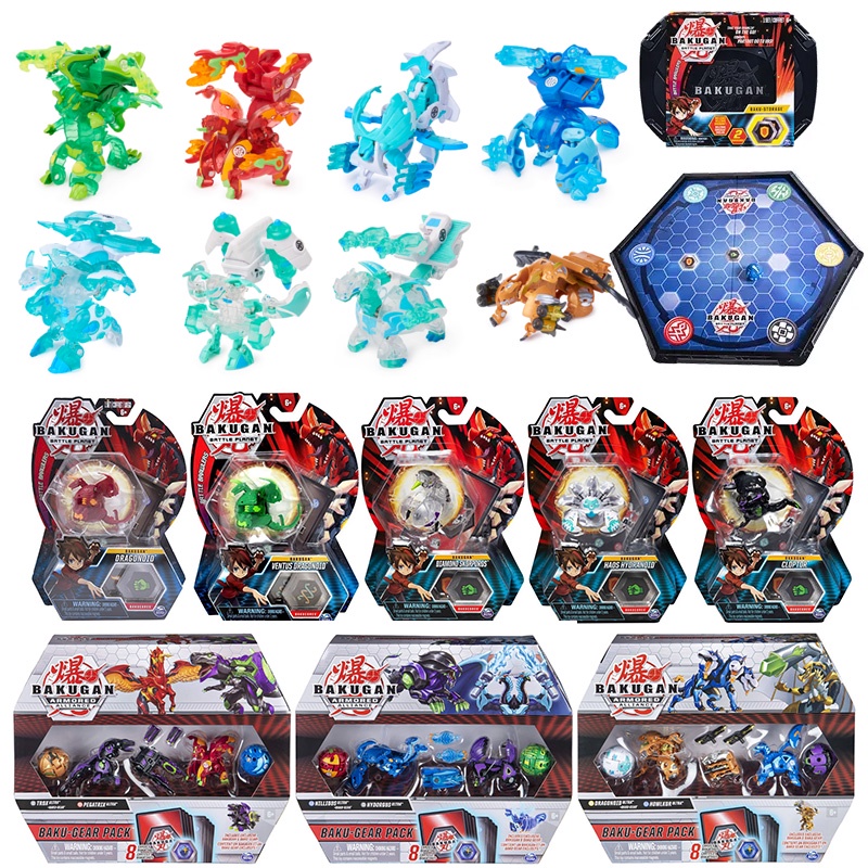 ของเล่นเด็ก ตุ๊กตา Bakugan Battle Brawlers NILLIOUS SERPENTEZE TROX DRAGONOIO Takara Tomy OEGA Bakug