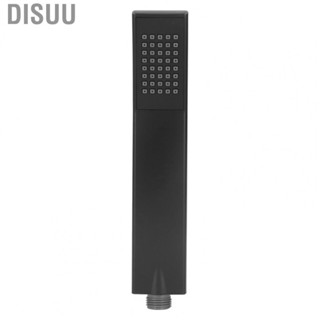 Disuu Flat Handheld Shower Head  ABS Elegant Wearproof Tools Free G1/2 Shower Sprayer  for Bathroom