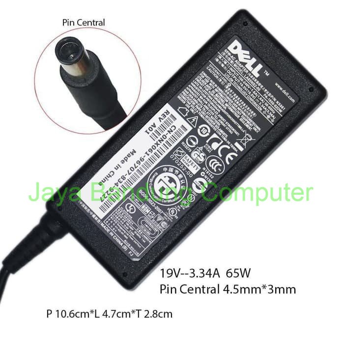 อะแดปเตอร์ชาร์จ Dell Inspiron 14 3481 3482 3490 3493 3.34a 4.5x3.0 มม.