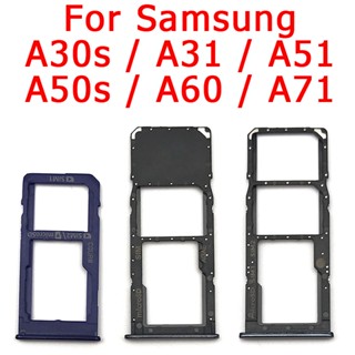 ของแท้ อะแดปเตอร์ซ็อกเก็ต ช่องใส่ซิมการ์ด สําหรับ Samsung Galaxy A30S A50S A31 A51 A71 A60