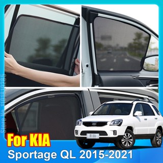 ม่านบังแดดรถยนต์ ผ้าตาข่าย สําหรับ Kia Sportage QL 2015-2021