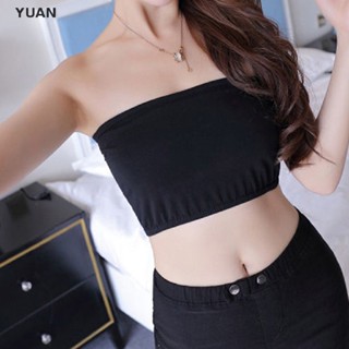 Yuan เสื้อชั้นในสปอร์ตบรา ไร้สาย ไร้สาย ไร้รอยต่อ เซ็กซี่ สําหรับผู้หญิง