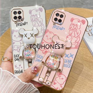 เคส Samsung Galaxy A12 เคส Samsung A71 Casing Samsung A72 Cases Samsung A73 Cover Samsung A21S Case Samsung A20S Case Samsung A10S Case Samsung M12 Case Samsung M31 Case Shockproof Cartoon Anime Graffiti Kaws Bear Stand Cute Phone Case TB โทรศัพท์มือถือ